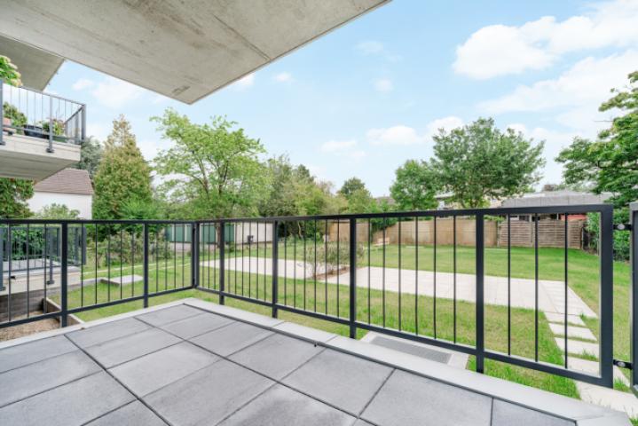 Weitere Ansicht Balkon Gartenseite