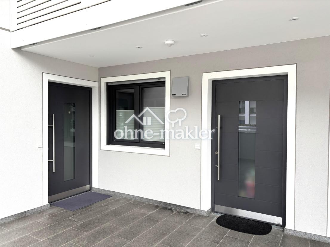 Nordseite Eingang Wo 5 & Wo 6