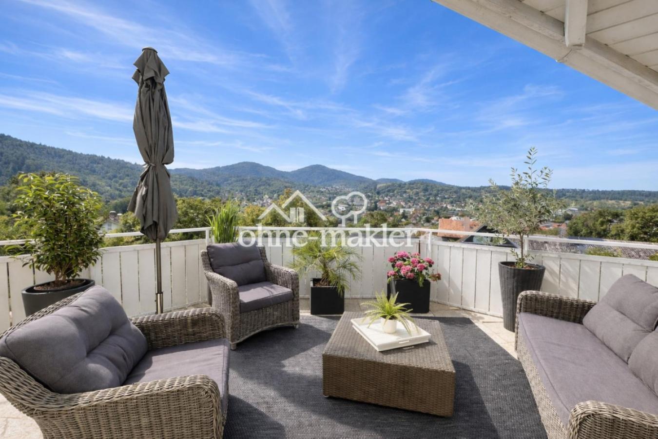 Balkon mit Traumblick