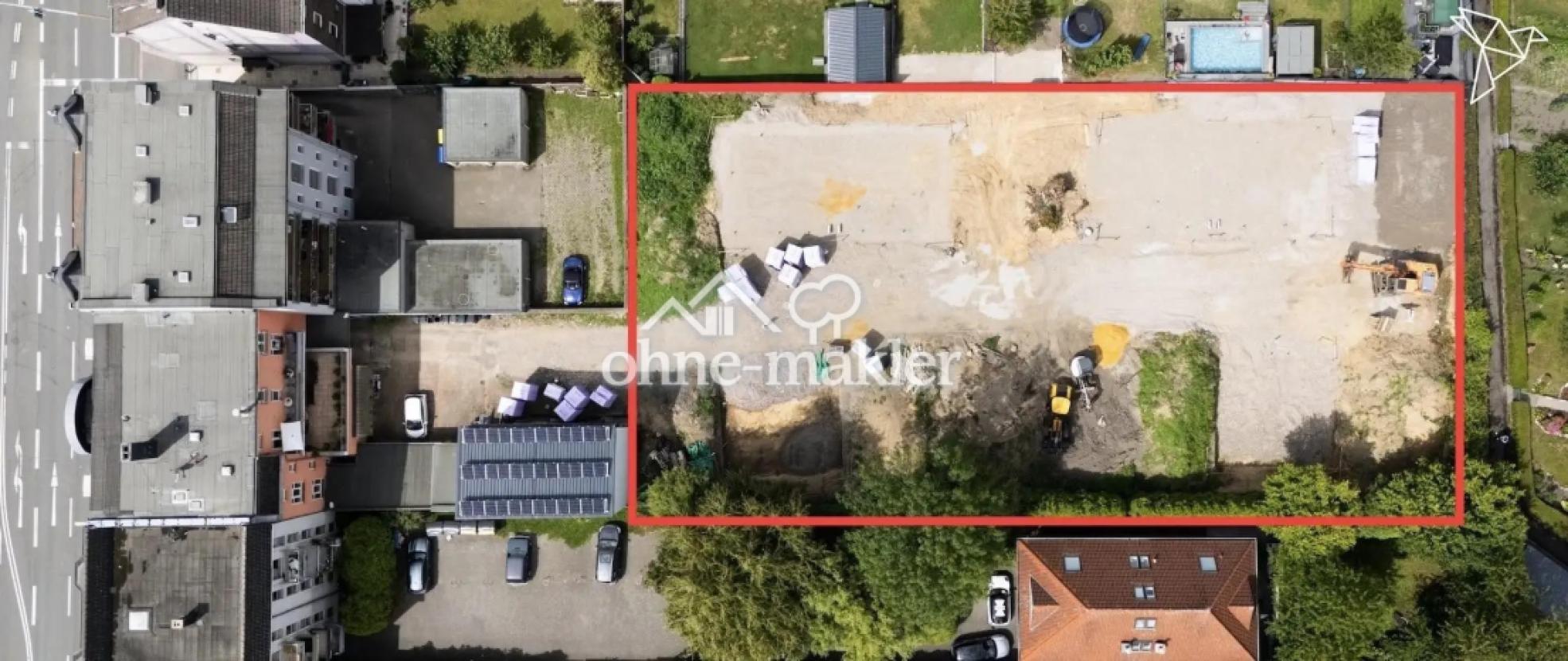 Grundstück Vogelperspektive