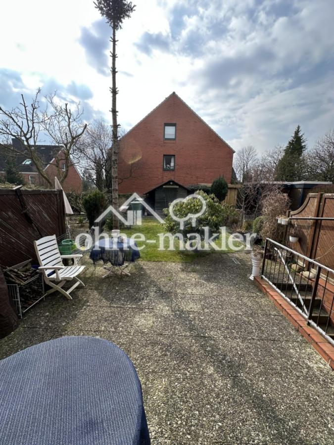 Aussicht nach Süden mit Garten