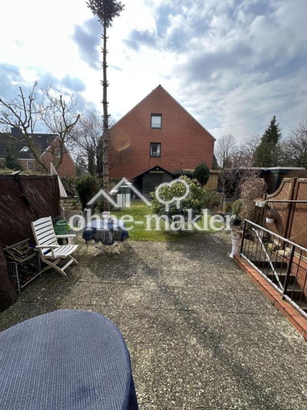 Aussicht nach Süden mit Garten