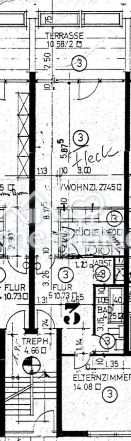 Grundriss der Wohnung 3