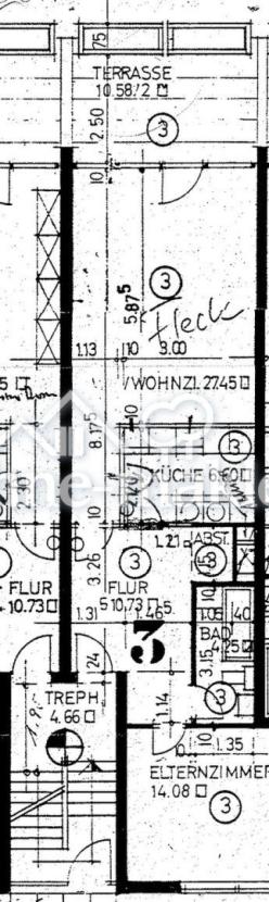 Grundriss der Wohnung 3