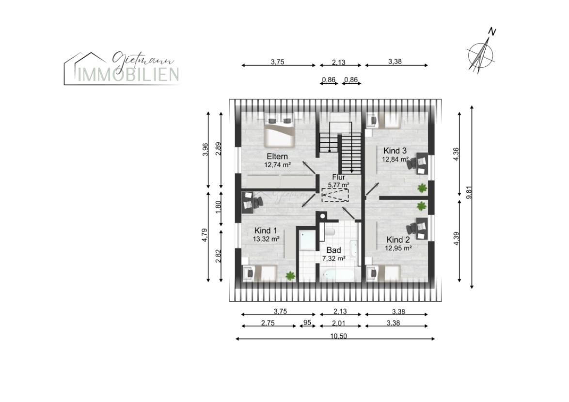 Grundriss Obergeschoss