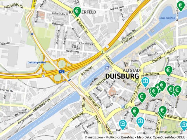 Geolyzer Kartenausschnitt