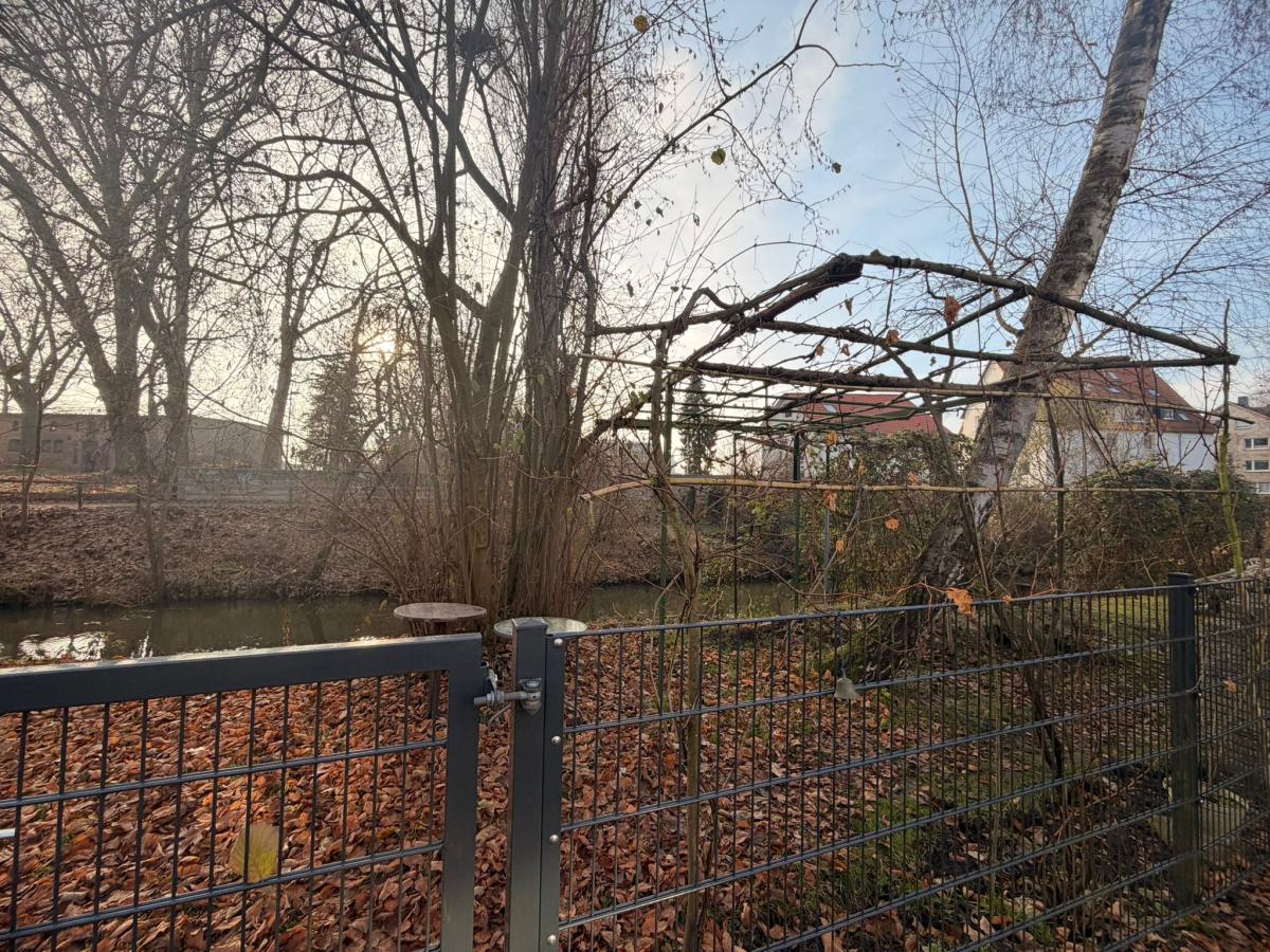 Gartenabteil mit Zugang zur Fuhse