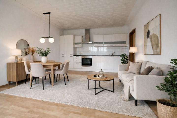 Wohn-Essbereich  KI-generiert