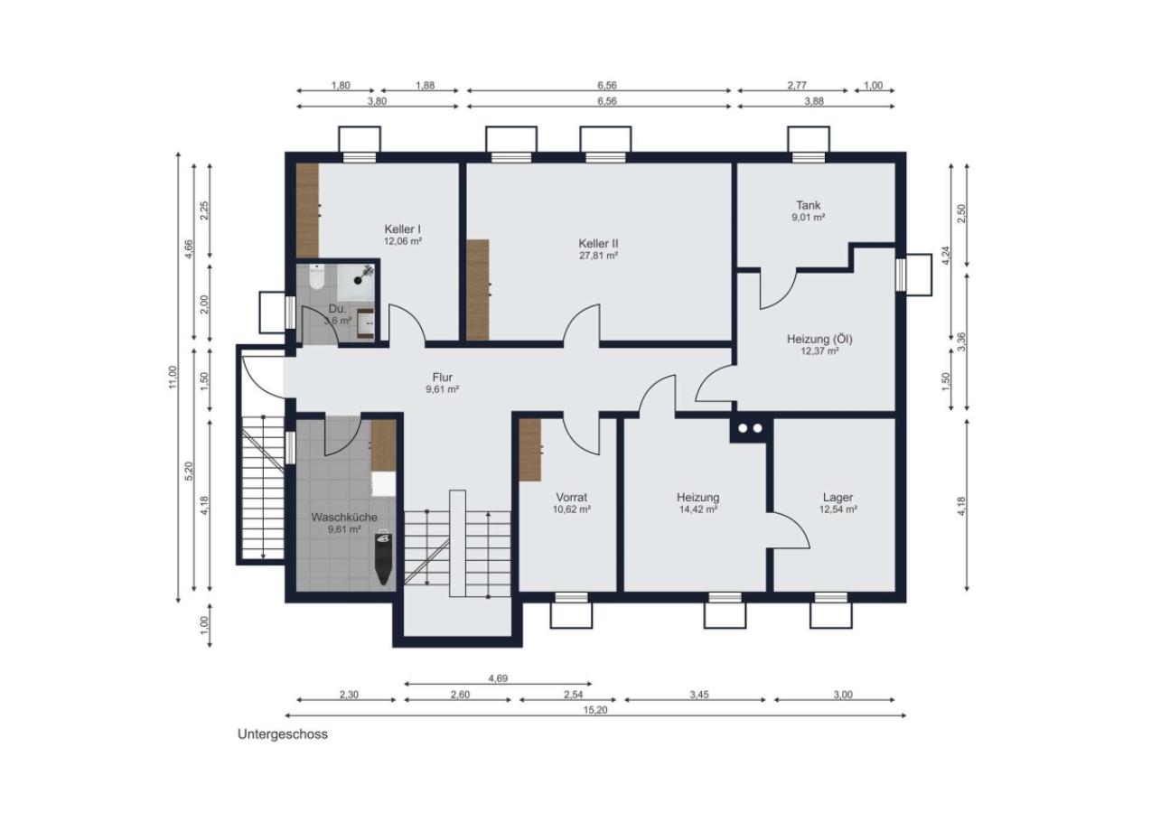 Grundriss Untergeschoss