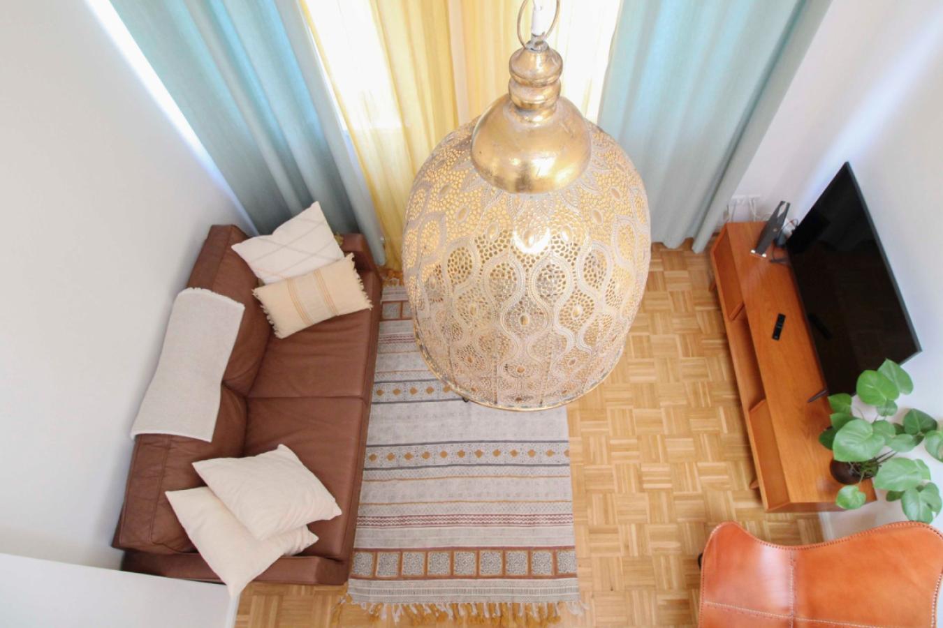 Blick ins Wohnzimmer