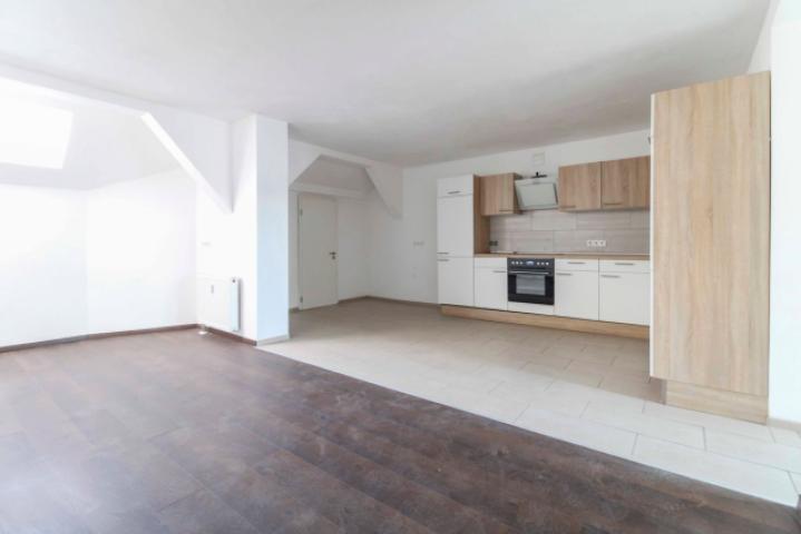 Wohnzimmer mit Küche