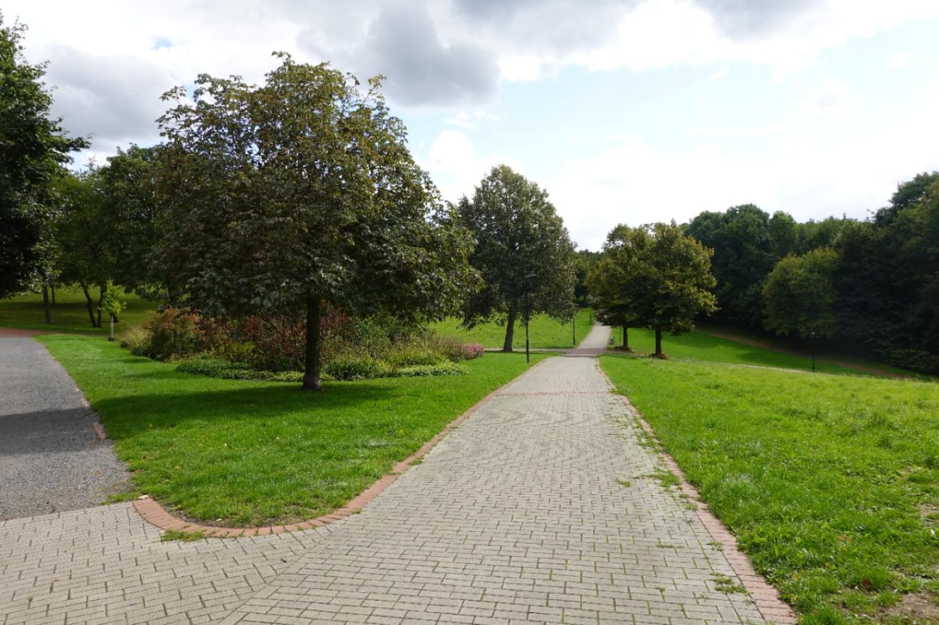 Nur wenige Schritte entfernt