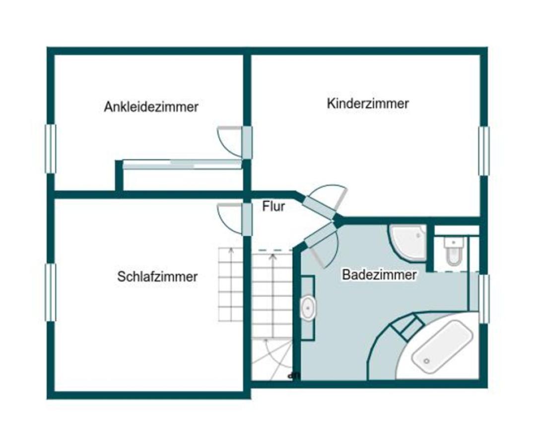 Grundriss Skizze 1.OG