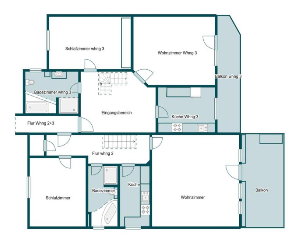 Grundriss Skizze 1.OG