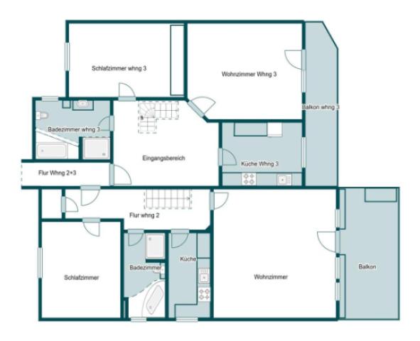 Grundriss Skizze 1.OG