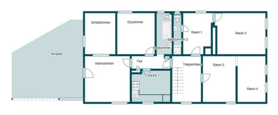 Grundriss Skizze 1. OG