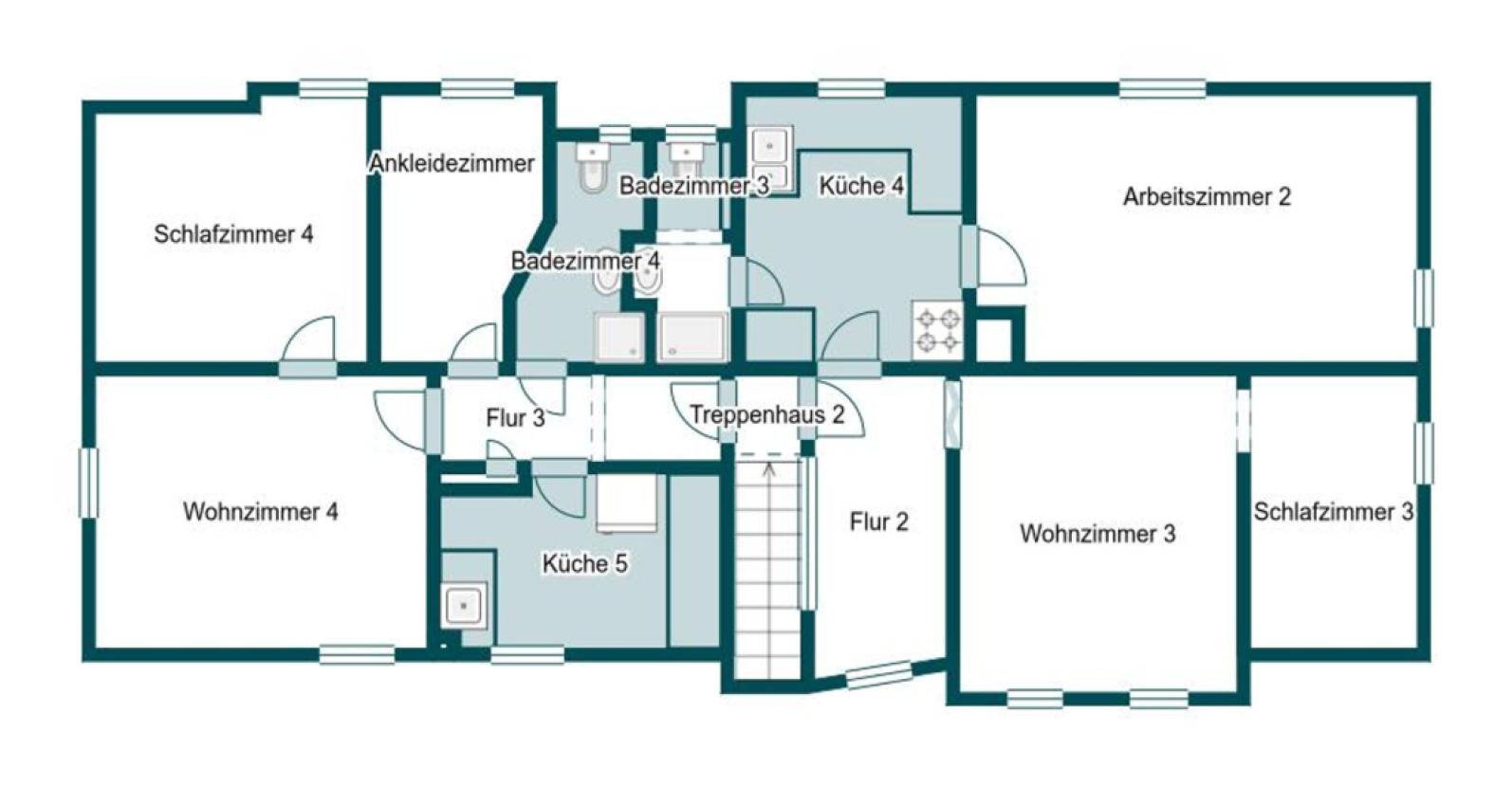 Grundriss Skizze 2.OG