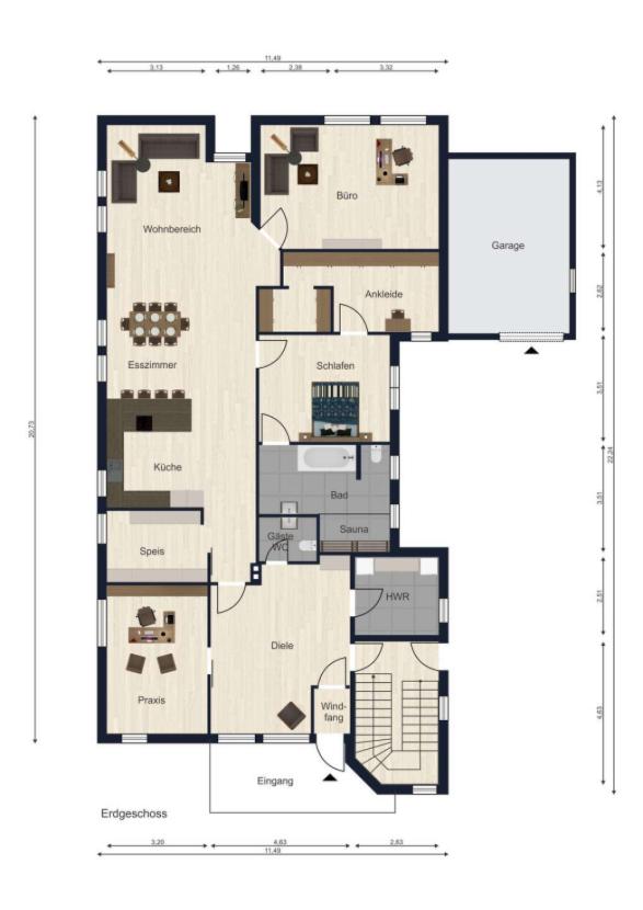 Grundriss Erdgeschoss