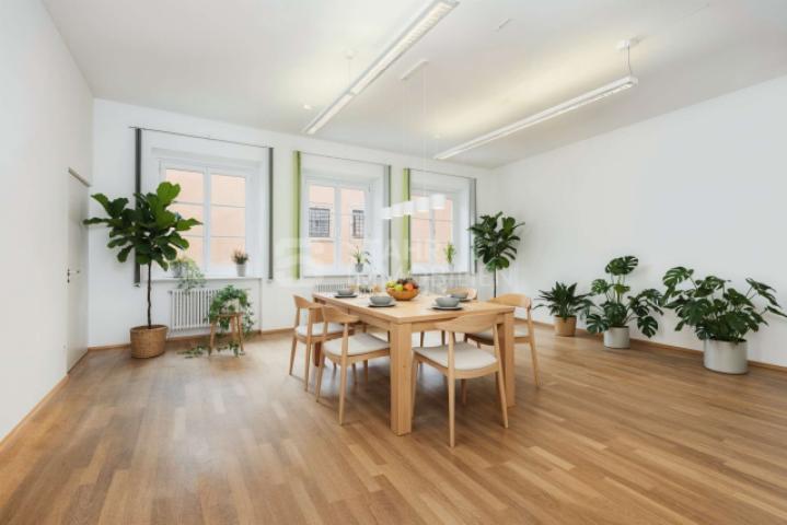 Esszimmer möbliert