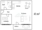 41m² Grundriss