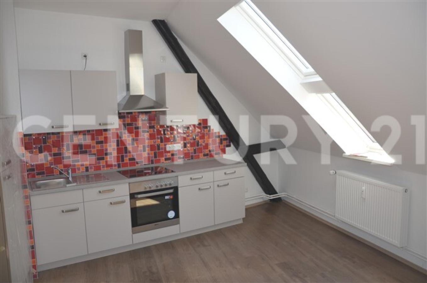 Wohnküche im Dachgeschoss