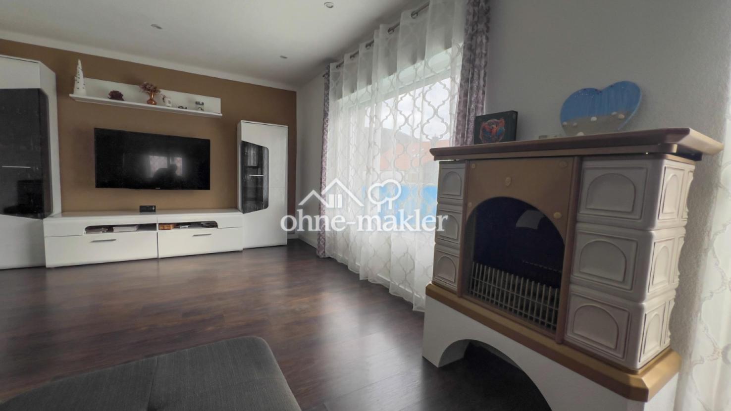 Wohnen, Aussicht zum Balkon