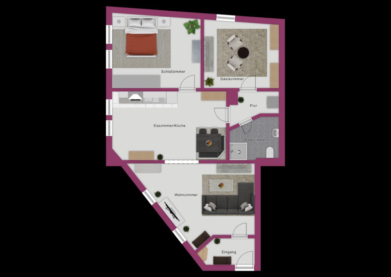 Grundriss  EG linke Seite