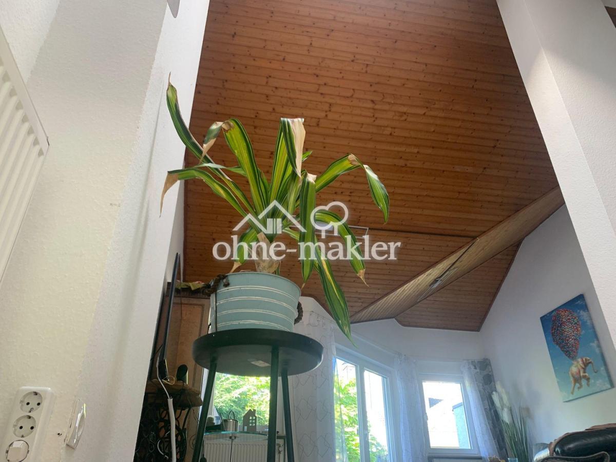 Wohnzimmerblick vom Dach/ Bad 