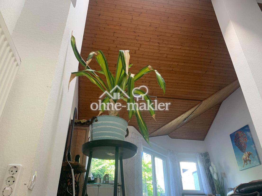 Wohnzimmerblick vom Dach/ Bad 