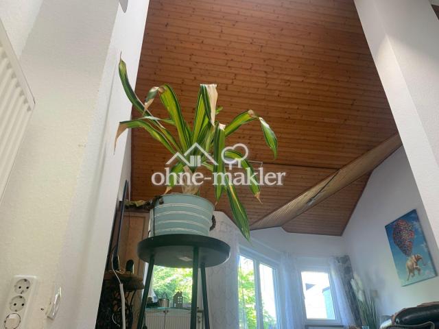 Wohnzimmerblick vom Dach/ Bad 