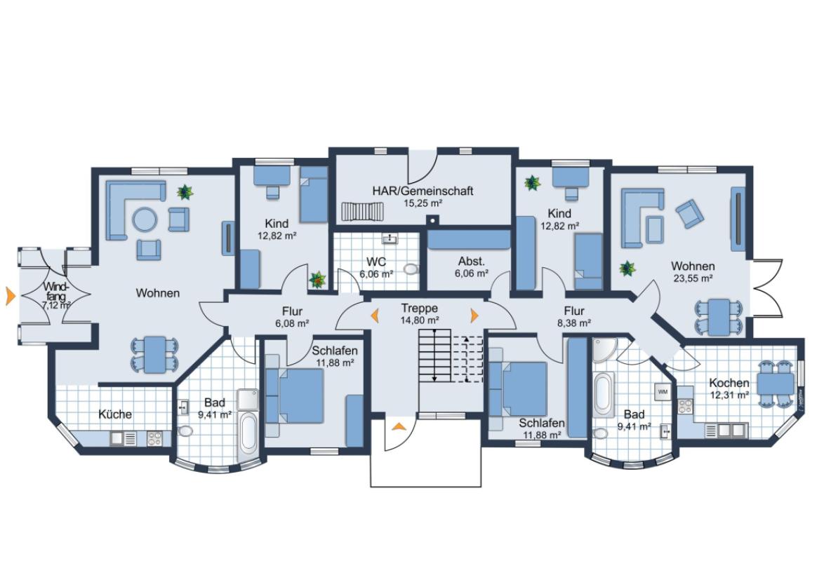 Grundriss Erdgeschoss aktuell