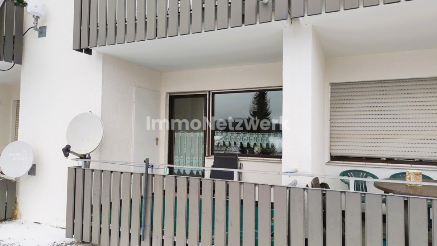 Blick auf den Balkon