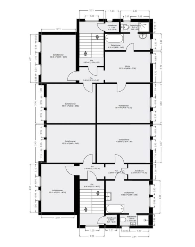 Grundriss Skizze 1.OG