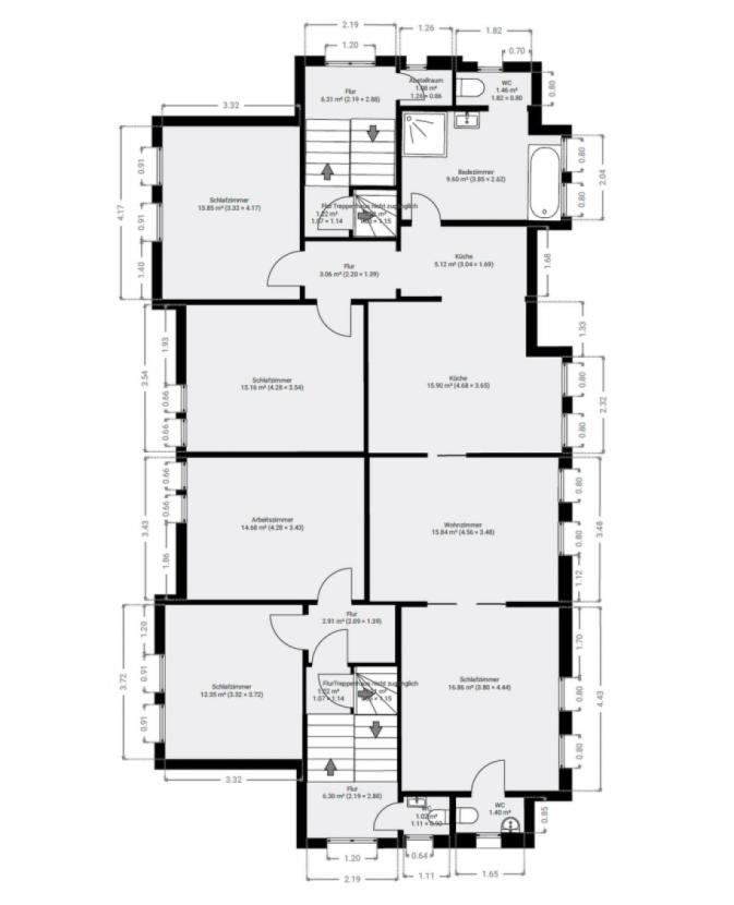 Grundriss Skizze 2.OG