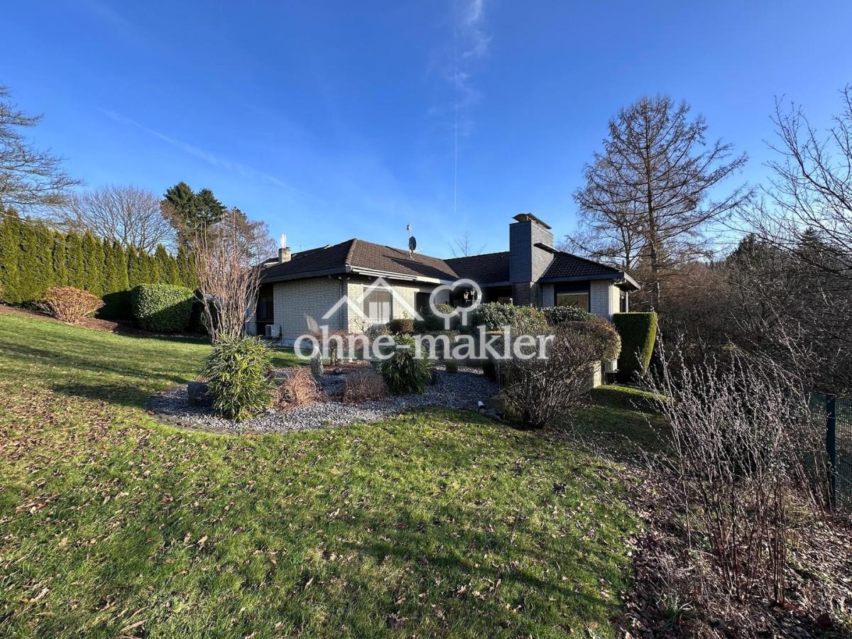 Garten-Blick auf das Haus