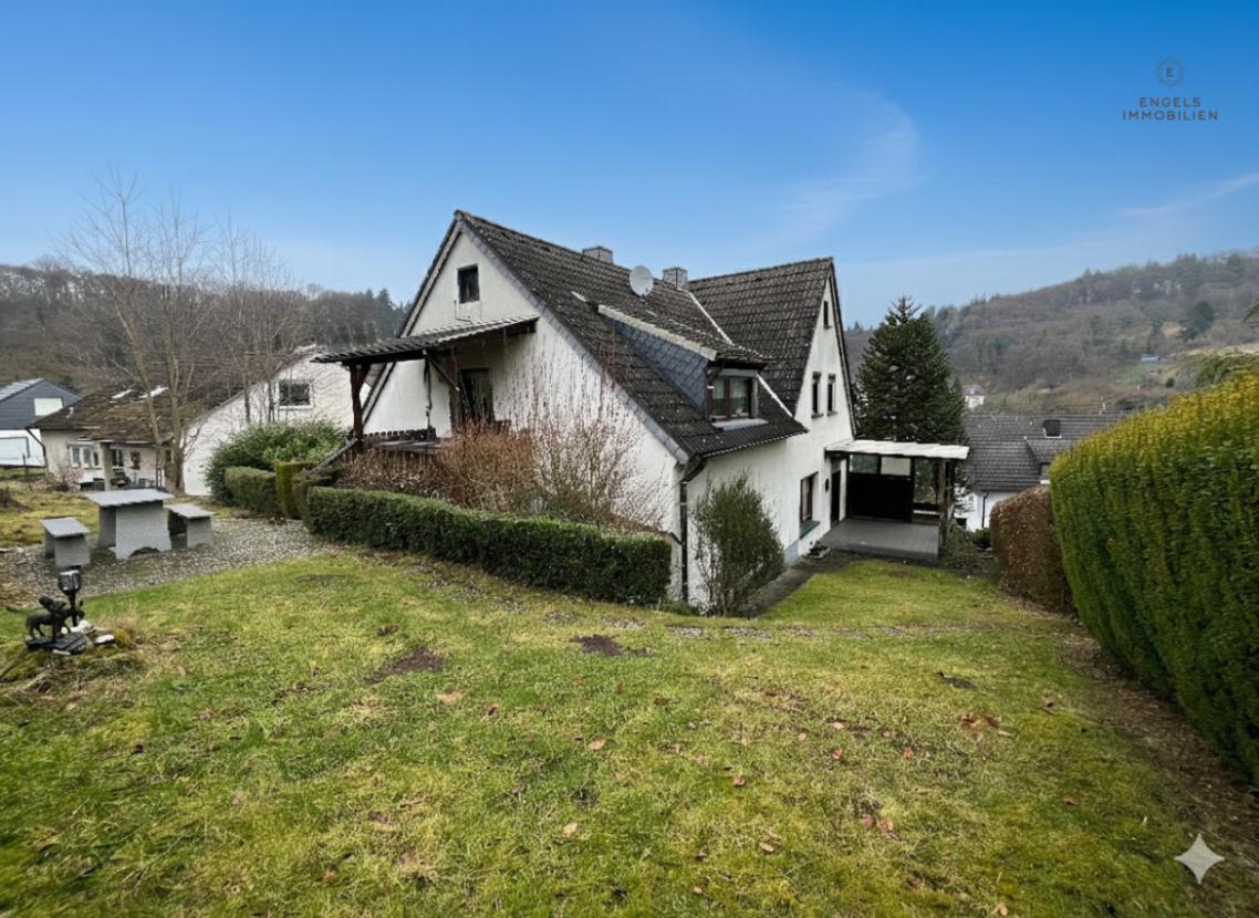 Rückansicht mit Grundstück