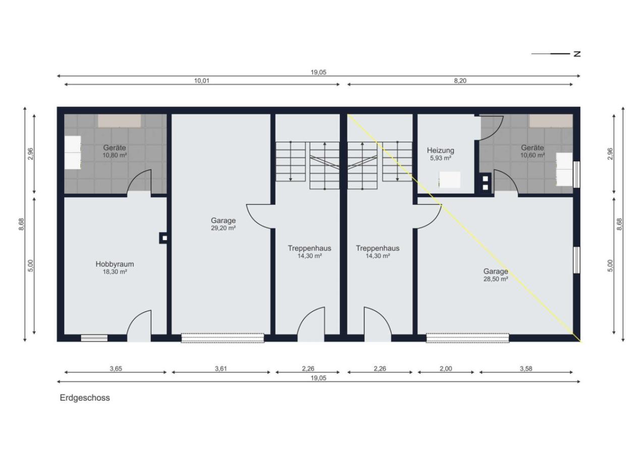 Grundrisse Erdgeschoss 