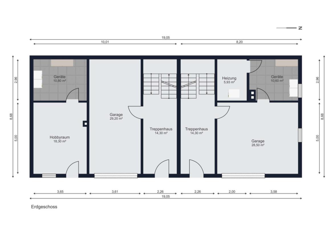Grundrisse Erdgeschoss 