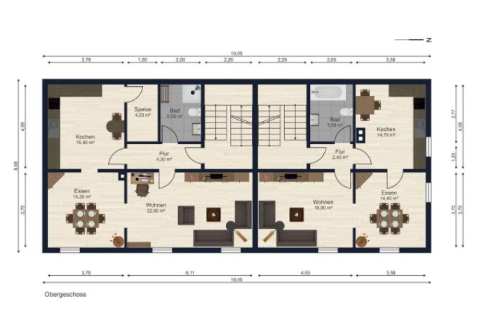 Grundrisse Obergeschoss