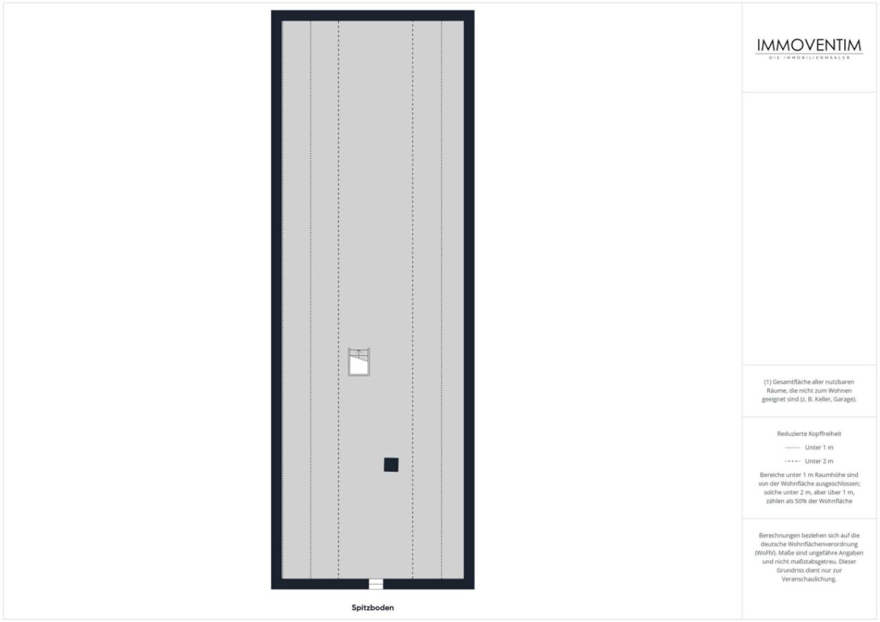 Grundriss Spitzboden