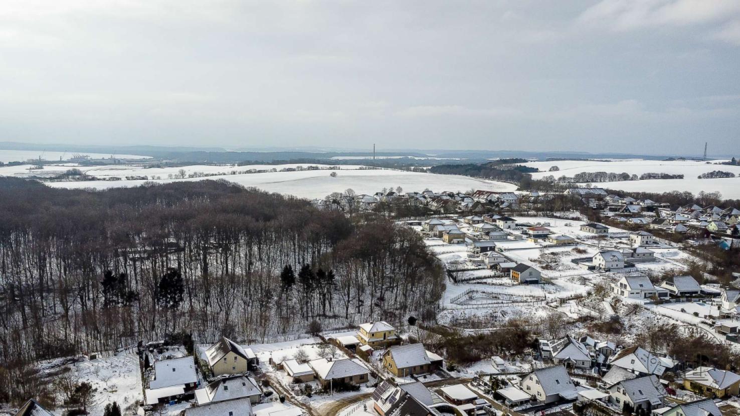 Blick auf die Schlossallee 
