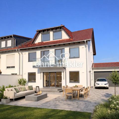 Garten- Garage- Ansicht 