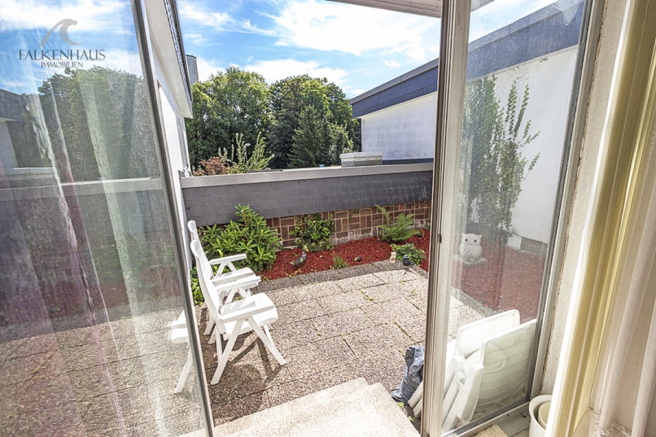 Zugang zu Ihrer blickgeschützten Terrasse