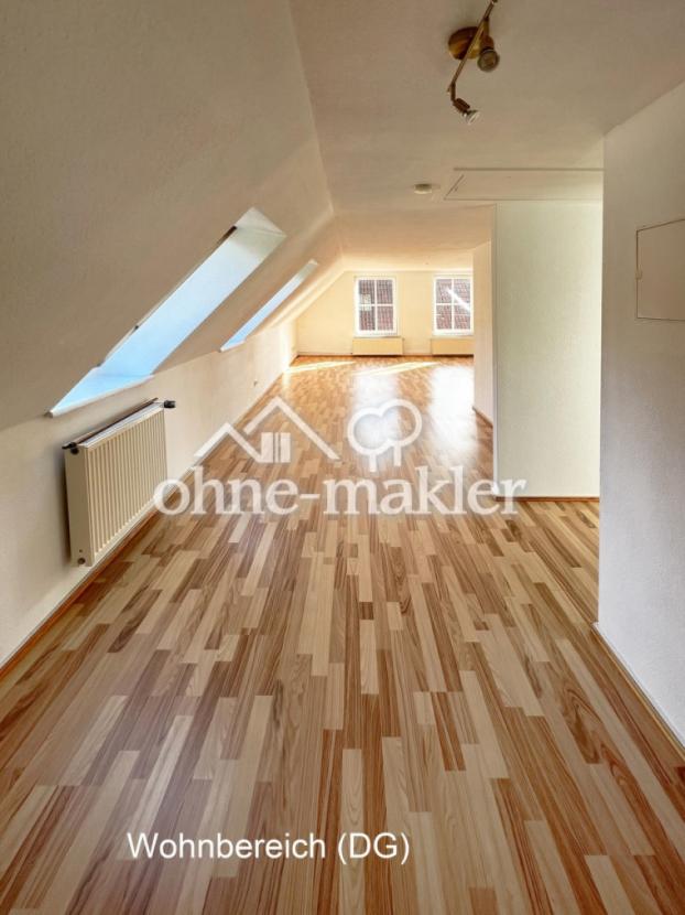 Wohnbereich im Dachgeschoss