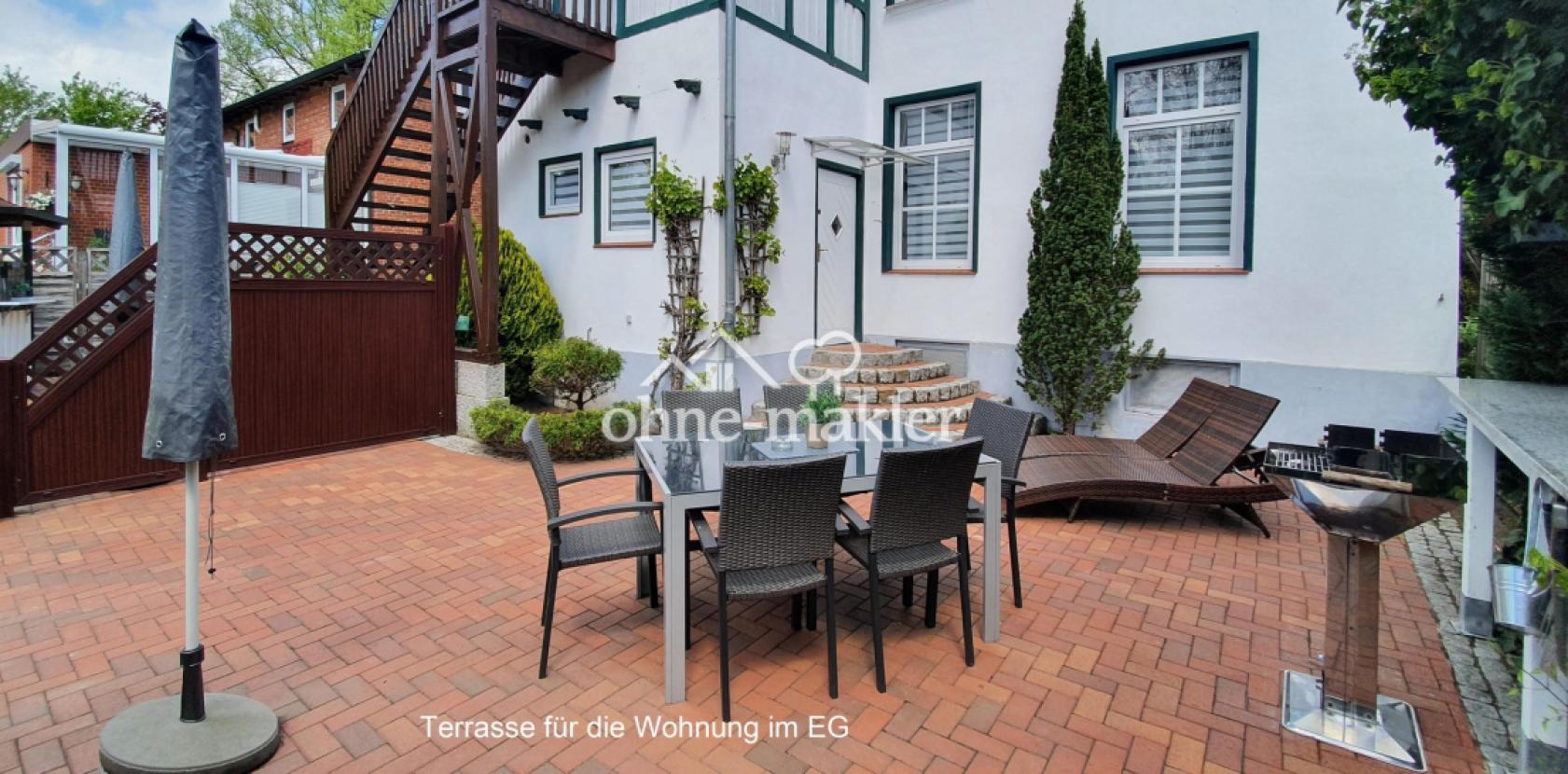 Terrasse im Garten