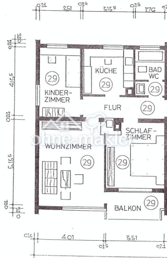 Grundriss Wohnung