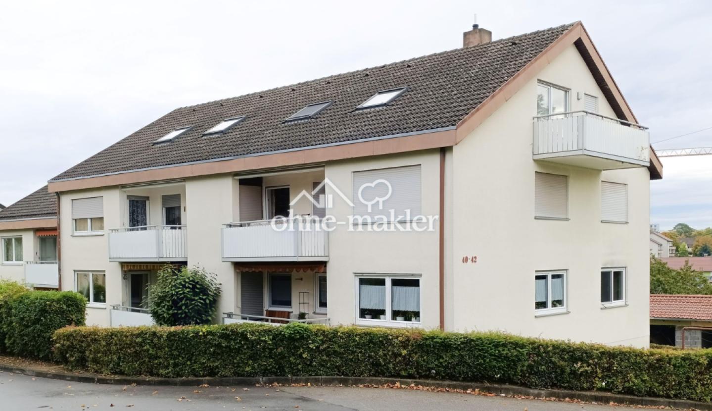 Blick auf´s Haus v. d. Strasse