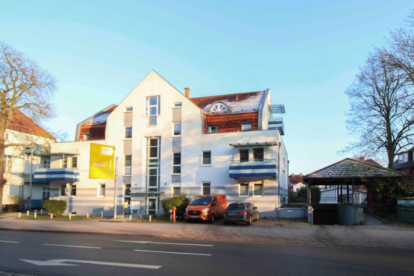 Ansicht von der Straße