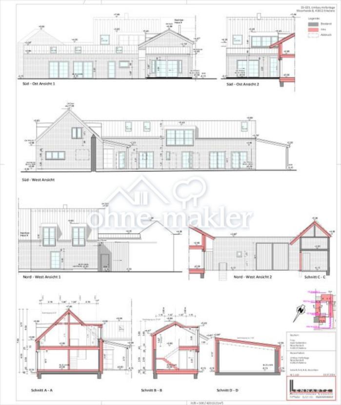Gesamtplan Außenansichten