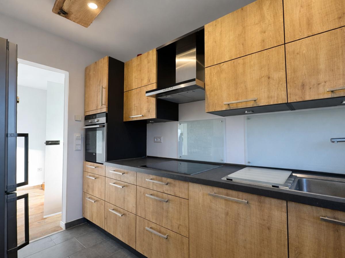 Küche Blick Wohnzimmer